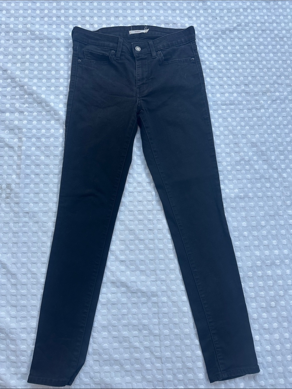 Levi’s Black 711 Skinny 28x32